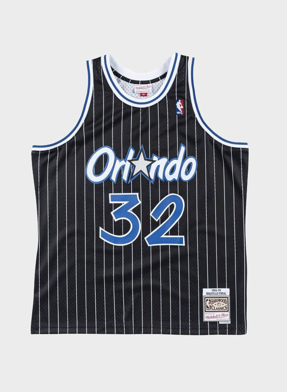 CANOTTA SWINGMAN JERSEY ORLANDO MAGIC ALTERNATE 1994-95 SHAQUILLE O'NEAL, BLACK, medium