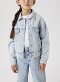 GIACCA IN DENIM MILA, LIGHT BLUE, thumb