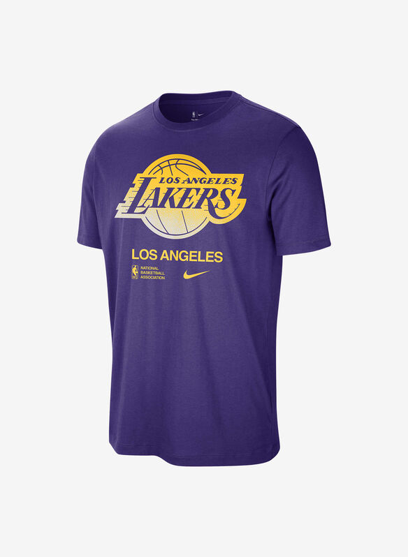 T-SHIRT LOS ANGELES LAKERS COURTSIDE NBA, 504 PURPLE, medium