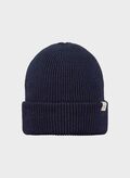 CAPPELLO IN MAGLIA KINABALU CON RISVOLTO UNISEX, 004N OLD BLUE, thumb