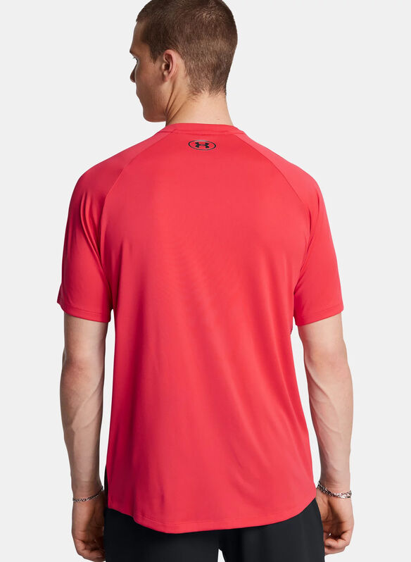 MAGLIA A MANICHE CORTE TECH FADE, 0713 REDBLK, medium