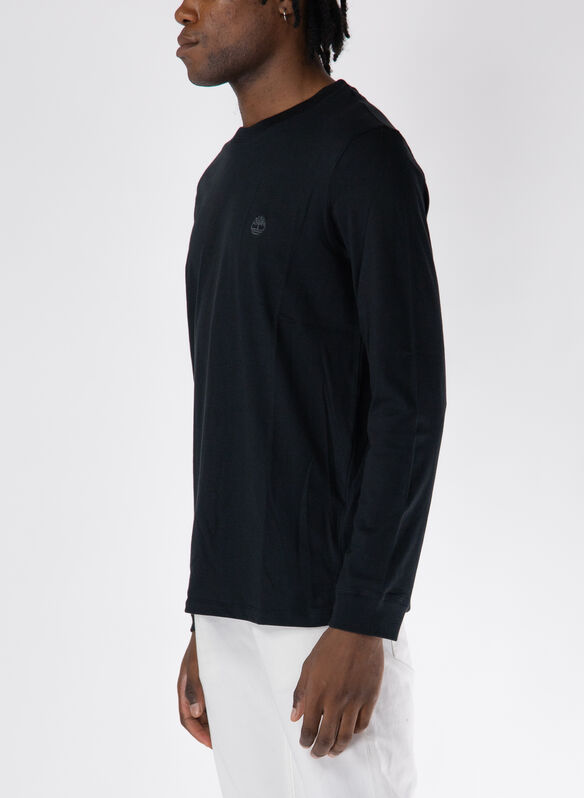 T-SHIRT LONGSLEEVE MICRO, X65 BLK, medium