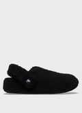 SLIPPER TEDDY CLASSIC COZZY, BLK, thumb