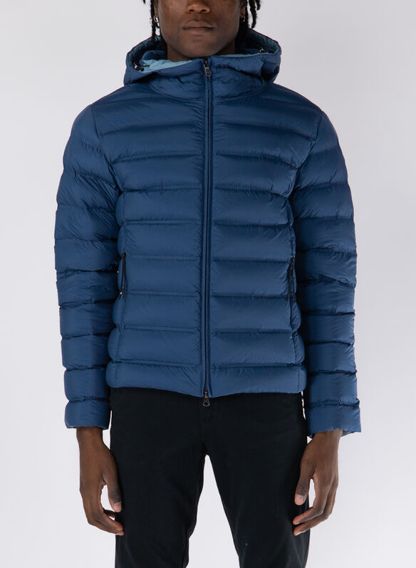 PIUMINO CON TRAPUNTATURA, 674 DARK BLUE POLAR, medium