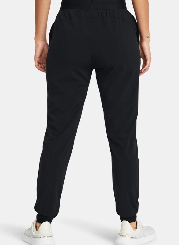 PANTALONI UA RIVAL HIGH-RISE WOVEN, 0001 BLK, medium