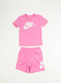 COMPLETINO T-SHIRT + SHORT CLUB TEE BIMBA, AFN PINK, thumb