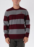 MAGLIONE GIROCOLLO ORIGINAL HOUSEMARK, 0017 GREY BORDEAUX, thumb