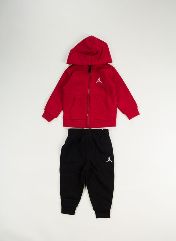 TUTA FULL ZIP JORDAN JUMPMAN BAMBINO, 023 BLKRED, medium