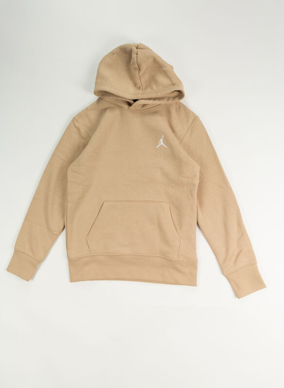 FELPA HOODIE JORDAN BROOKLIN RAGAZZO, X0L CAMMELLO, medium