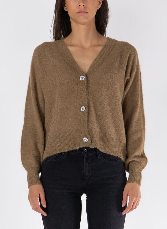 CARDIGAN ELLA, MALT BALL, medium