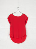 BLUSA LOOSE SHORT SLEEVED TOP, HIGHT RISKRED, thumb