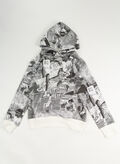 FELPA HOODIE JORDAN COLLAGE RAGAZZO, 023 BLKWHT, thumb