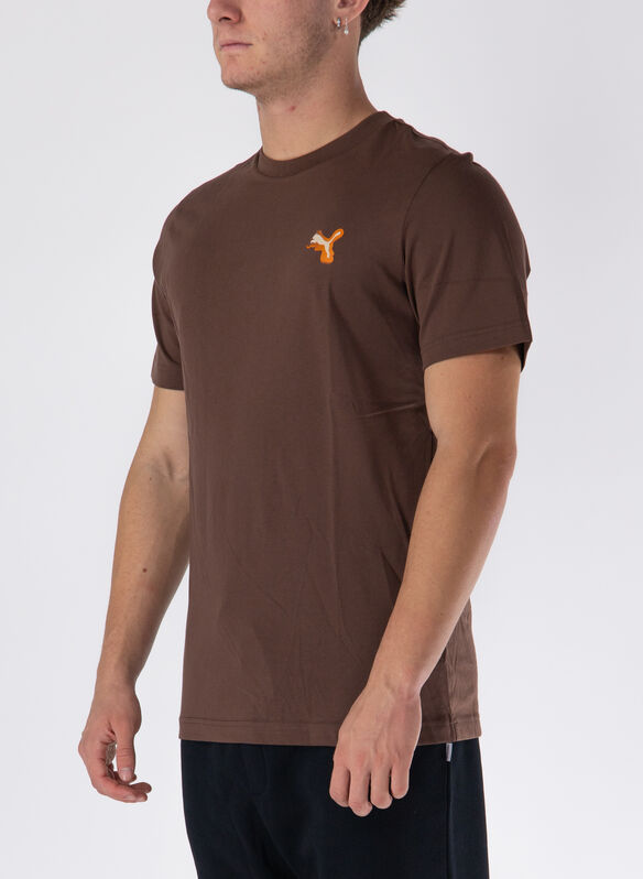 T-SHIRT BRAND LOVE, 65 BROWN, medium