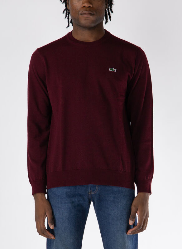 MAGLIONE MISTO LANA, BZD BORDEAUX, medium