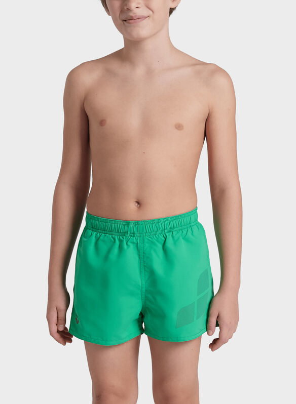 COSTUME BOXER CON LOGO RAGAZZO, 690 GREEN, medium