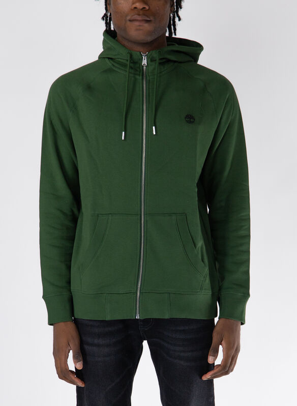 FELPA FULL ZIP MICRO LOGO, EIN FOREST, medium