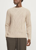 MAGLIONE DIOGO, PURE CASHMERE BEIGE, thumb