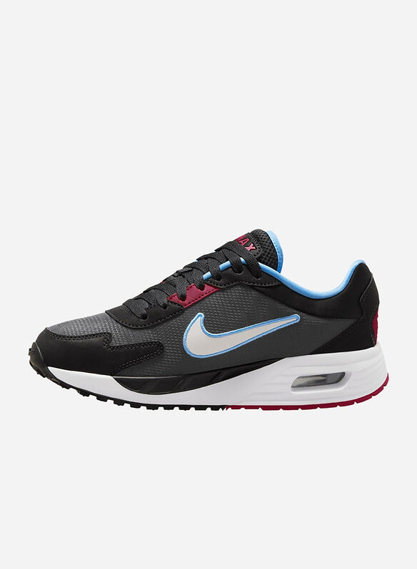 SCARPA NIKE AIR MAX SOLO RAGAZZO, 002 BLKWHTBLUE, medium