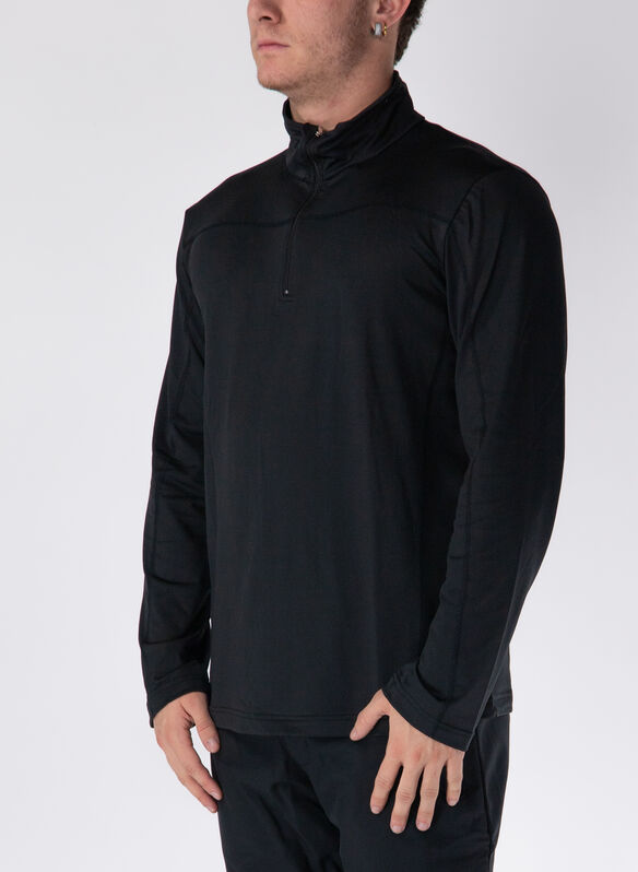 MAGLIA DA SCI 1/2 ZIP, 500 BLK, medium