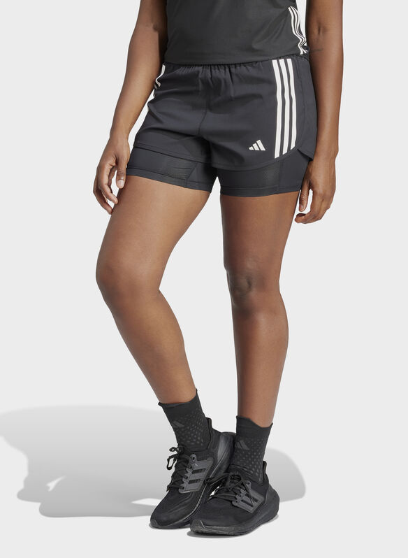 SHORT OWN THE RUN 2IN1, BLK, medium