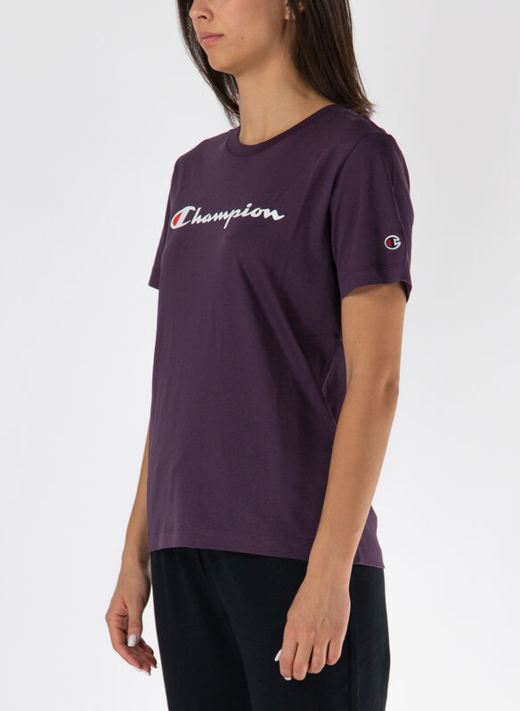 T-SHIRT SCRIPT SHOP BIG LOGO, VS503 PURPLE, medium